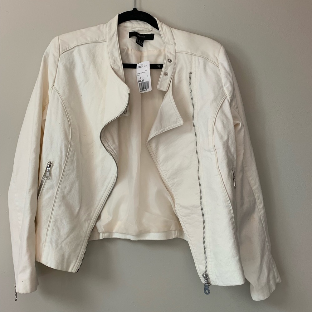 Forever 21 faux leather jacket